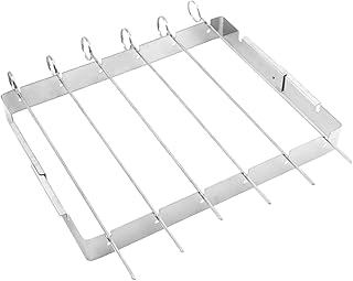 BESPORTBLE Espetos De Aço Inoxidável Para Churrasco Acessórios Para Churrasco Simples Ferramentas Para Churrasco Grelhador Para Churrasco Portátil Grelhador Para Churrasco Em Aço Inoxidável