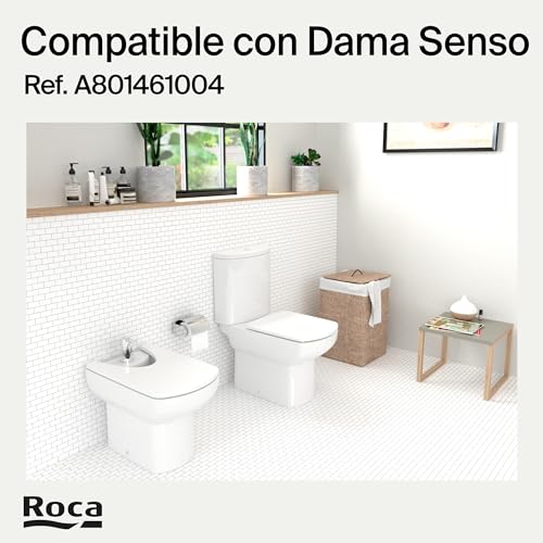Miniatura 6 de Roca Ai0002100r - Conjunto De Bisagras De Asiento Dama Senso Y Giralda Desmontables, Pack De 2 Unidades, Multi-Colour