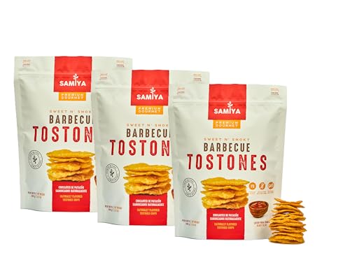 Samiya Plantain Chips | Barbecue | Crunchy Tostones Snack |