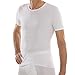 Produktbild Comazo Herren Unterhemd - Feinripp - Shirt mit Kurz-Arm -Hemd aus Reiner Baumwolle Platin - Farbe Weiß - Gr. 7 (XL)