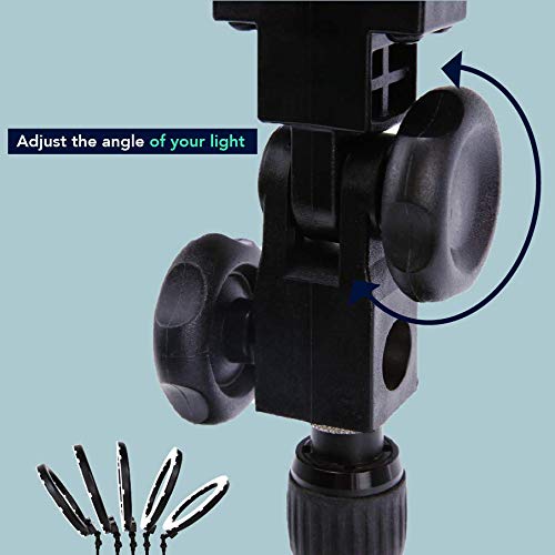 Prismatic 18" Halo Ring Light LED Dimmable 55W 5500K, with 6' Aluminum