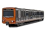 Pin de metro Bruselas Bruxelles MIVB 251 Pin de solapa de ferrocarril tren locomotora de tren ferrocarril tranvía metro metro ferrocarril metro metro ferrocarril subway subway subway, passend, Cobre