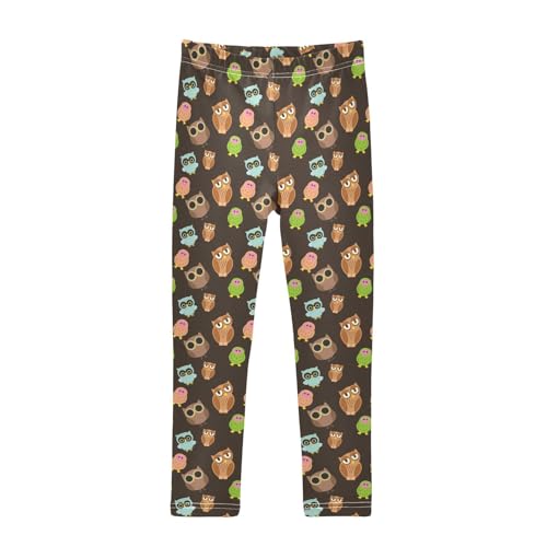 Girls Leggings Owls Attempt to Fly Toddler Girls Clothes Leggings for Girls Toddler Girls Leggings 3-4T