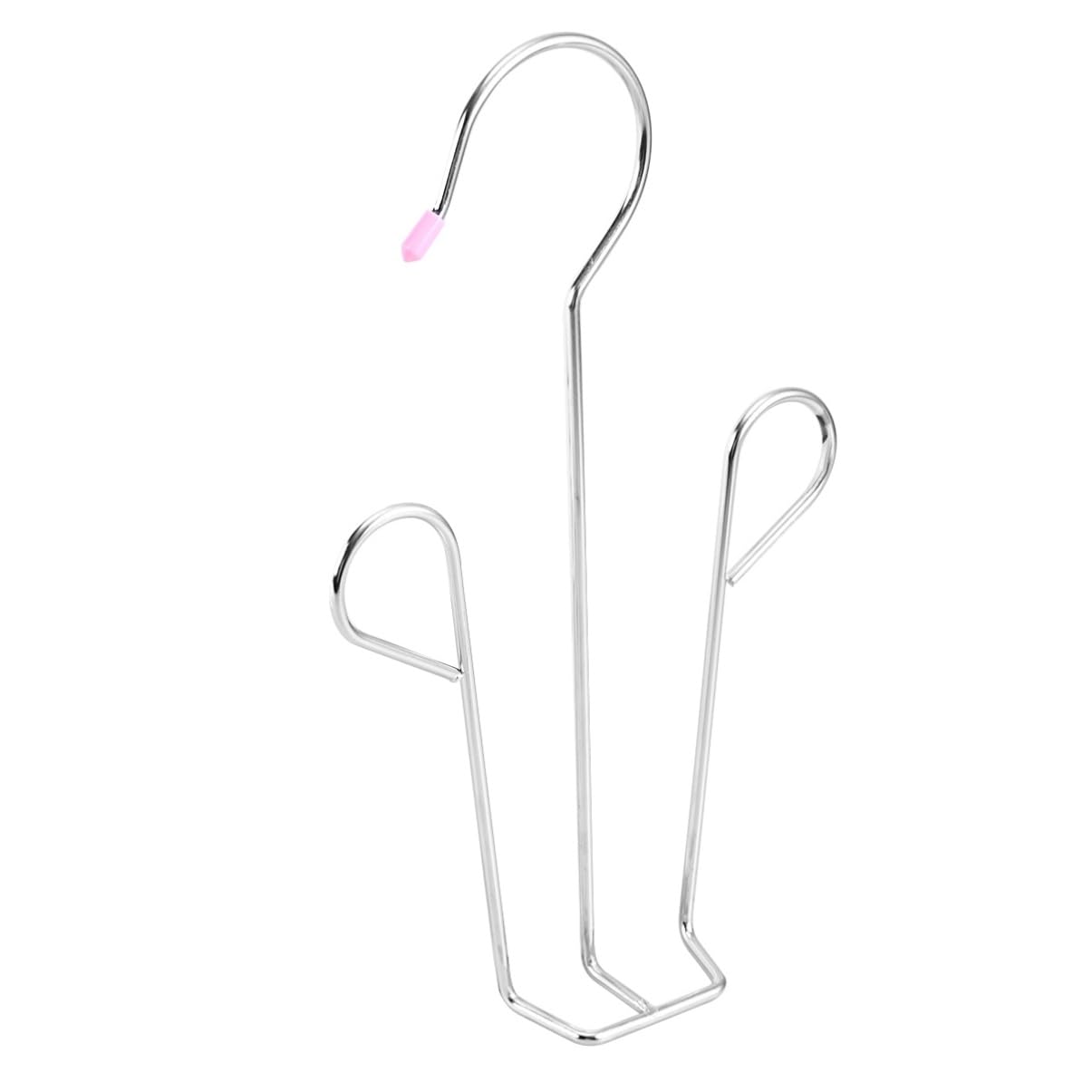 SOLUSTRE 2pcs Stainless Steel Shoes Drying Rack Hanger Lightweight Organizer for Home Use Convenient Shoe Shelf Hook for Drying and Silver Finish