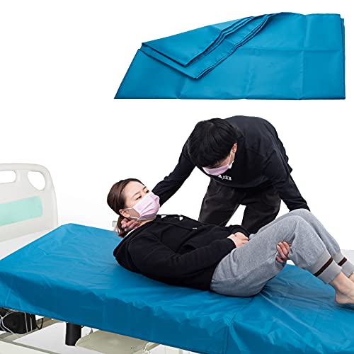 Image of [LOSCHEN] Tubular Slide Sheet for Patient Transfer, Sliding Draw Sheets to Assist Moving Elderly - for Cars, Vehicles, Wheelchairs and Bed Transfers - Hospitals & Home Care (Green, 39 inchx79 inch(100x200cm))