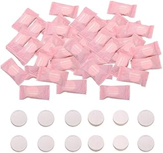 100 Pieces Compressed Towel,Portable Coin Tissue Disposable Mini Compressed Cotton Towel Biodegradable Absorbent Cotton Wipes for Travel/Beauty/Salon/Outdoor Sports