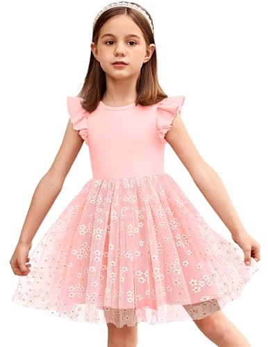 Arshiner Kleid für Mädchen Blumen Kleinkindkleid Sommerkleid Kinder...