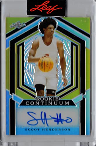 2023 Leaf Metal Rookie Continuum #MC-62 Scoot Henderson