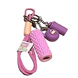 ZYMIADOU Schöner Taschenanhänger, Schlüsselanhänger, Hantel-Gewichte, geflochtenes Seil, Schlüsselanhänger, Taschenanhänger für Rucksack, Geldbörse, Handtasche, Dekoration, Handtaschen-Hängeornament