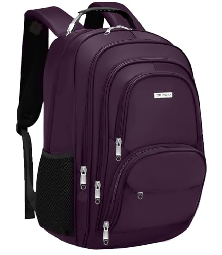 Mochila Bolsa Masculina Feminina Semi Impermeavel Cabo de Aço Notebook Escolar Faculdade Viagem Saída usb/fone (LILAS)