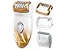 Panasonic ES-ED50-N Multi-Functional Wet/Dry Shaver and Epilator for Women, Women's with Four Hair Removal Attachments and Travel Pouch