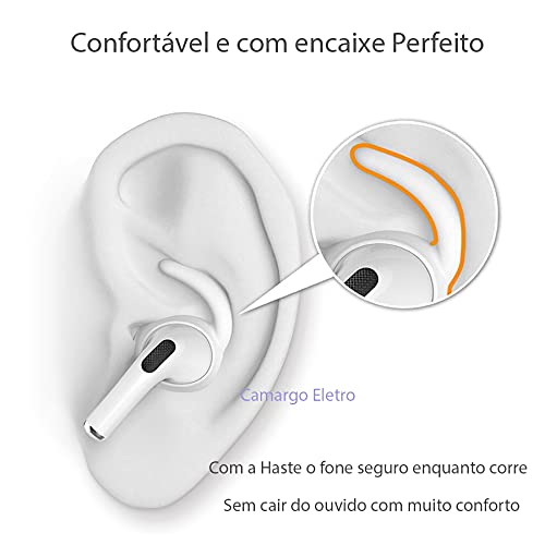 Borracha Borrachinha Haste Anti Queda Compatível Com AirPods Pro
