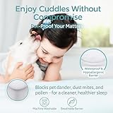 Dudu N Girlie Crib Mattress Protector 40 x 90 Waterproof, Non Noisy Cot Protector Waterproof Fitted Breathable Terry Towel Deep Mattress Protector Topper Cover. - Image 9