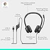 Logitech H390 Wired Headset for PC/Laptop, Stereo Headphones with Noise Cancelling Microphone, USB-A, in-Line Controls for Video Meetings, Music, Gaming and Beyond - Black #5
