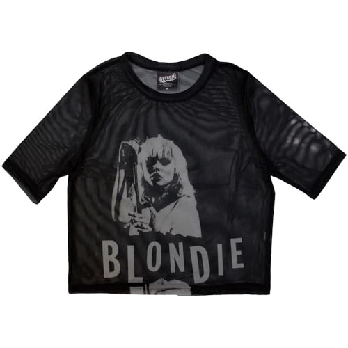 Blondie Mic Stand Mesh Crop Top XXL parfait pour les festivals