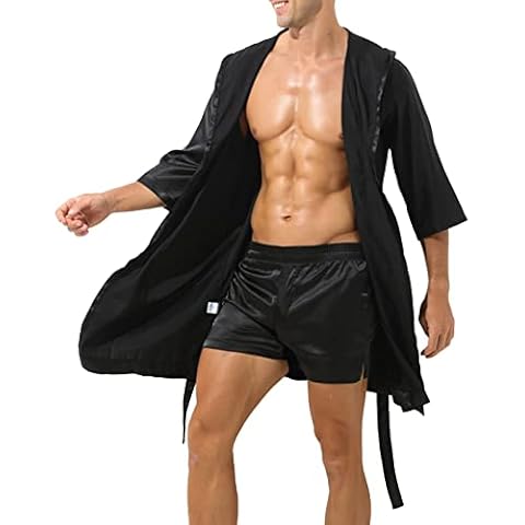 Peignoir en satin pour homme Generic Cover
