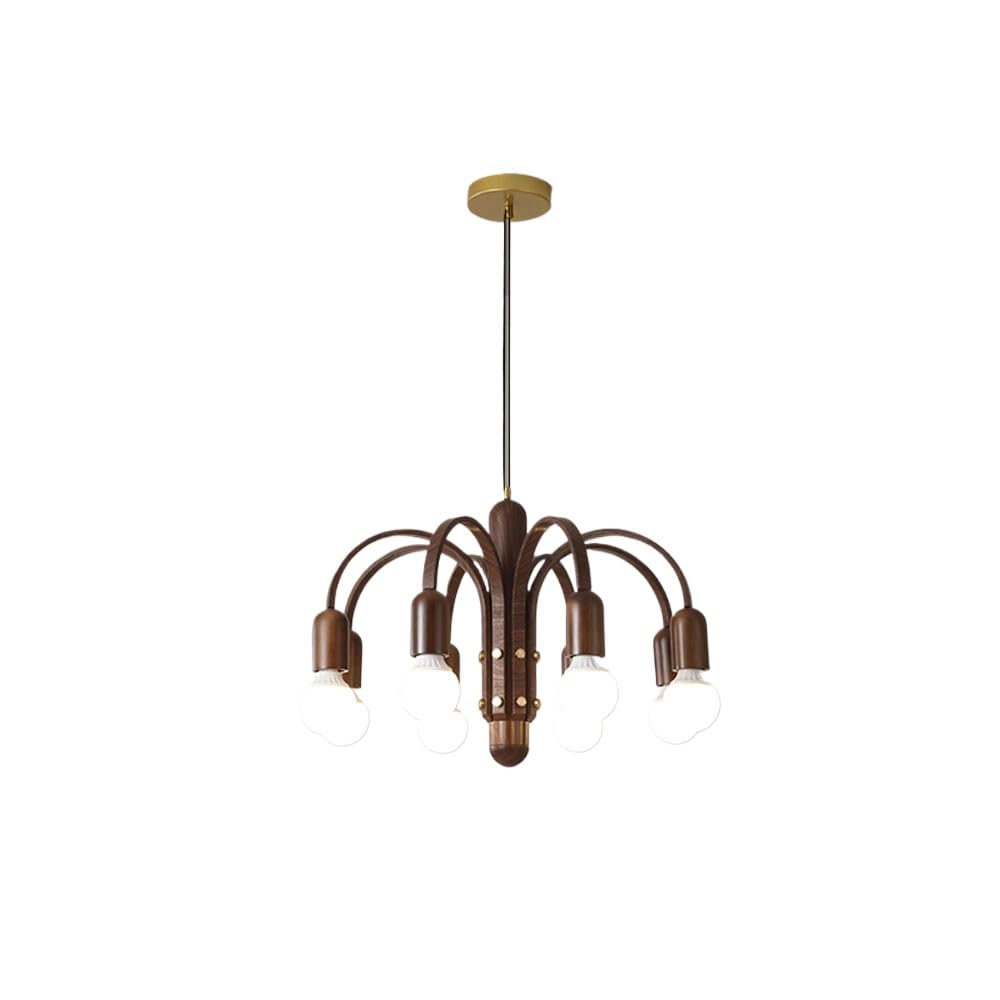 SYAXVOM Industrial Vintage Pendant Light E27×6 Flush Mount Hanging Ceiling Lamp Lighting Fixture Chandelier for Loft Bar/Kitchen/Island/Living Room/Dining Room/Bedroom