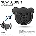 TOPGO Socket Car Mount for Phone Holder Cute Bear Style Silicone Grip Stand with Phone line Clasp for Collapsible Socket User Used on Dashboard, Home, Office, Kitchen, Desk, Wall (Black) 3 Pack