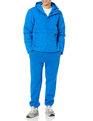 Image of Amazon Essentials Mens Anorak Hooded Quarter-Zip Puffer Coat