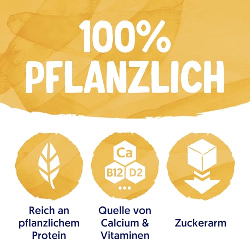 Alpro Kinderhaferdrink – 100 Prozent pflanzlich – Von Natur aus laktosefrei und zuckerarm – Proteinquelle mit Calcium und Vitaminen – 8 x 1 L