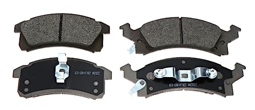 ACDelco Silver 14D506M Semi-Metallic Front Disc Brake Pad Set with Wear Sensor