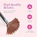 MelodySusie 3-Piece Acrylic Nail Brush Set - Sizes 8/10/14, Professional Brushes for Acrylic Application, Powder Nail Art, Extension & 3D Carving - DIY Home Salon Manicure Tool