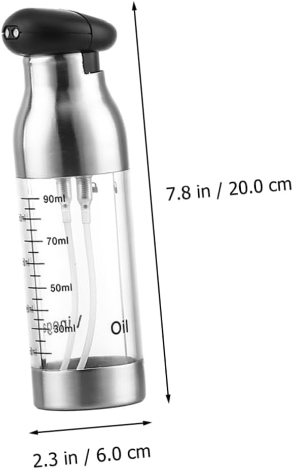 Mikinona Cooking Oil Bottle 90ml Oil Spray Bottle Dispenser for Grill Kitchenware Material