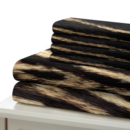 Housse de couette chat en colère 3D parure microfibre douce et anti-plis