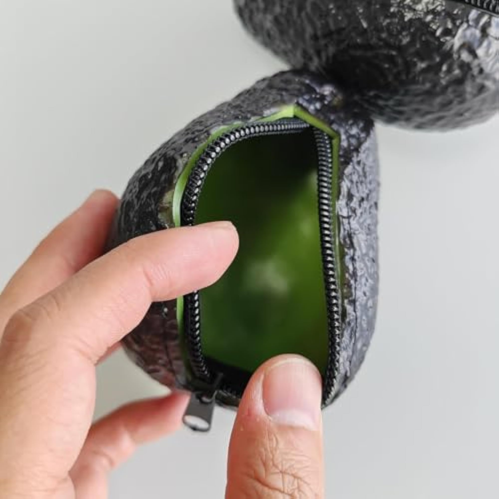 6x Fruit Coin Purse Portable with Zipper