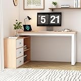 【Structure solide】Plateau en MDF de 18 mm associé à un cadre en tube d’acier pour une stabilité optimale et une capacité de charge adaptée aux équipements bureautiques courants.