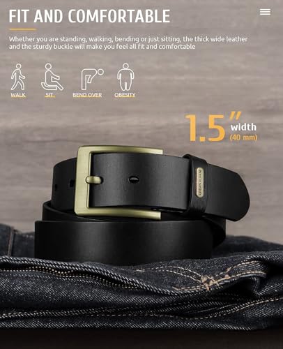 Image of Urban alfami Genuine leather Belt for Men formal, TMBK-12