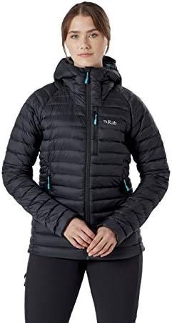 Rab Microlight Alpine Jacket Womens Long Light Weight Warm Winter Jacket Windproof Breathable Packable