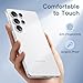 JETech Ultra Slim Case for Samsung Galaxy S25 Ultra 5G, Camera Lens Full Protection, Lightweight Matte Finish PP Hard Minimalist Cover (Frosted Clear)