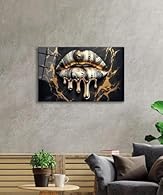 Premium Materials: Crafted with superior-grade canvas, our wall art paintings boast waterproof, UV-resistant, and fade-resistant properties, ensuring vibrant hues and stunning visuals indoors. The HD printing ensures sharp patterns and vivid colors t...