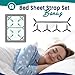 EPHEDORA 3-in-1 Fitted Sheet Attached Bed Bridge Twin (XL) to King Converter Kit with Sheet Strap Set | Split King Gap Filler for Adjustable Bed | White