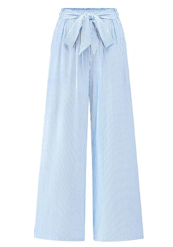 BTFBM Pants for Women 2026 Spring Clothes Striped High Waist