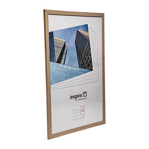 Hampton Frames SORBONNE A2 Picture Frame, Oak Effect, 42 x 59 cm - Image 2