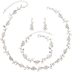 AB Crystal-Platinum Plated