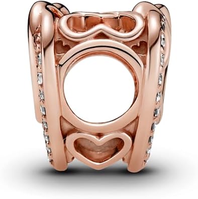 PANDORA Sparkling Entwined Hearts Charm
