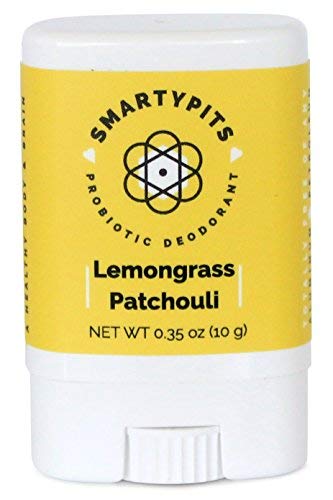 SmartyPits - Natural/Aluminum Free Prebiotic Deodorant (Lemongrass Patchouli) (Travel-Size (Single))