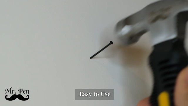 Mr. Pen- Nail Assortment Kit, 600 Pcs, 4 Sizes, Silver, Small Nails for Hanging Pictures, Finishing Nails