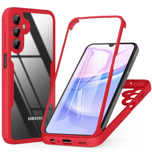 Coque Samsung Galaxy A15 5G rouge fine et antichoc idéale pour le sport et les loisirs