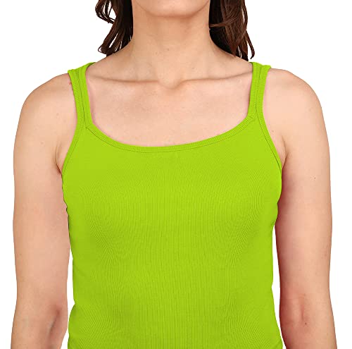 Image of A1606 Women's Casual Stretchy Square Neck Sleeveless Crop Tops for Women