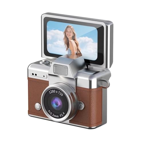 Mini cámara digital retro CCD con pantalla flip 1.47 pulg