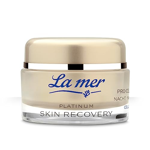 La mer Platinum Skin Recovery Pro Cell Cream Nacht - Regenerierende Nachtpflege mit Anti Aging Effekt - Ideal zur Verzögerung der Hautalterung - Nährend und pflegend - 50 ml