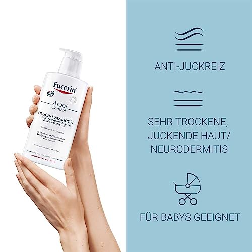 Eucerin - Atopicontrol Cleaning Oil 20% Omega 400 ml, multicolour, 400 ml (Pack of 1) - Image 3