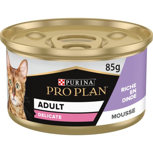 PURINA PRO PLAN | DELICATE | Aliment Complet pour Chat Adulte | Aide à favoriser un système...