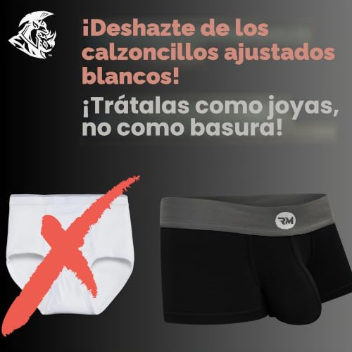 Ropa interior de hombres RM Real Men pack de 3 calzoncillos de algodon comodos 5