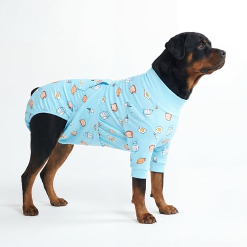 Image of Spark Paws Dog Recovery Suit - Surgical Onesie After Surgery, Male & Female | Full-Body & Belly Coverage Post Spay, Neuter or Abdominal Surgery - a Soft Cone Alternative. Breathable; Fits All Breeds