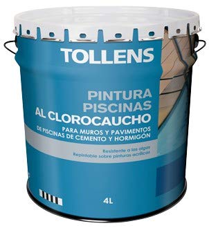 Pintura Clorocaucho Piscinas Tollens 15 Lt (Blanco Cristal 761)